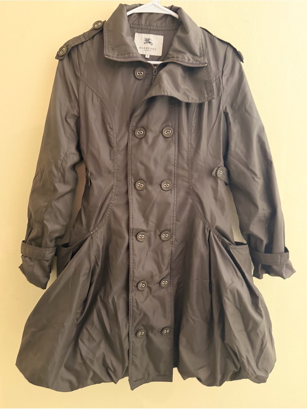Burberry Women's Olive BrownTrench Coat - Picture 3 of 5